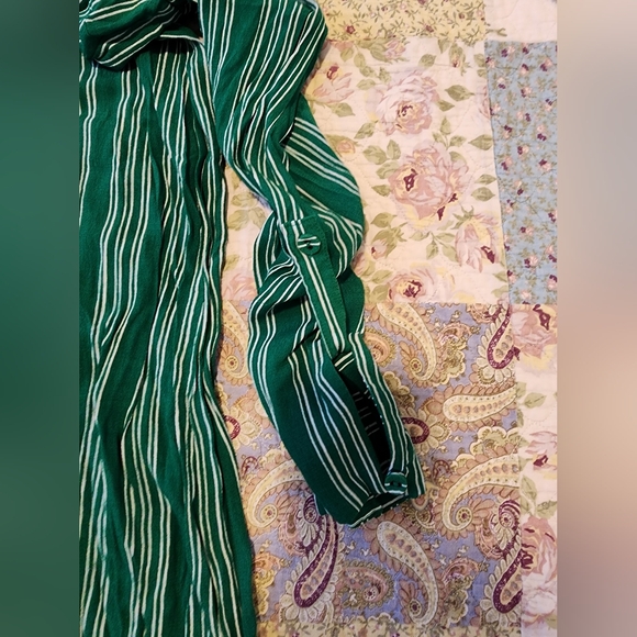 Women's dres Maeve by Antropologie, size 4, green with white stripes. - Picture 4 of 6